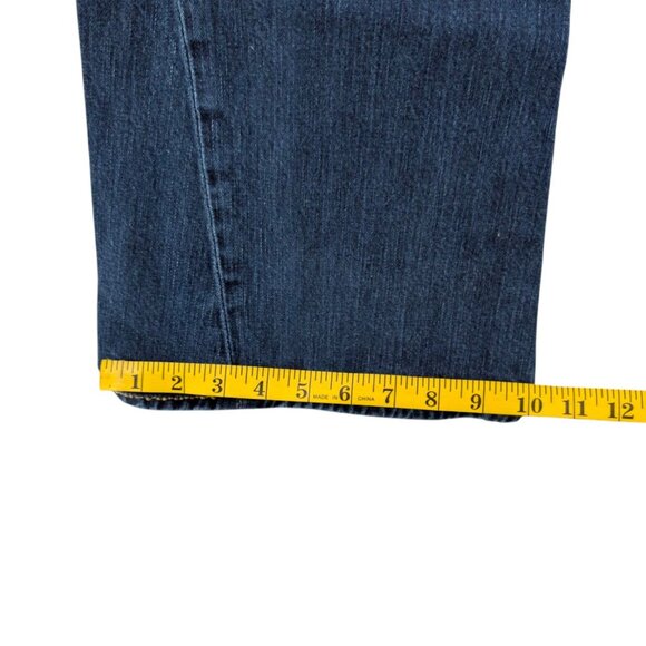 Vtg True Religion Rainbow Joey Flare Jeans Womens Blue Low Rise Big T Size 29 - Picture 10 of 11